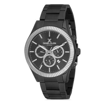 Daniel Klein Exclusive DK.1.12458.6 Siyah Çelik Erkek Kol Saati