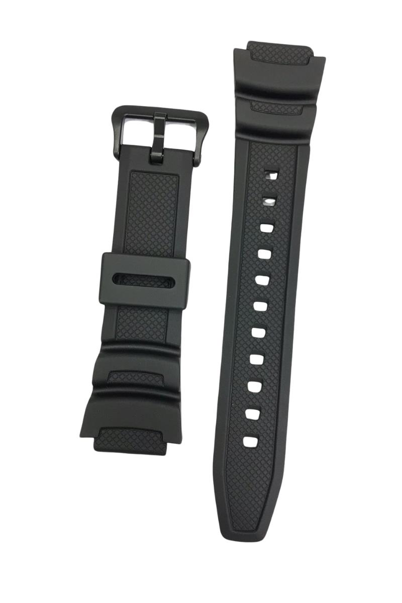 Casio AE-1000W Siyah Orijinal Silikon Saat Kordonu