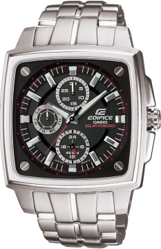 Casio Edifice EF-331SB-1AVDF Solar Powered Çelik Erkek Kol Saati