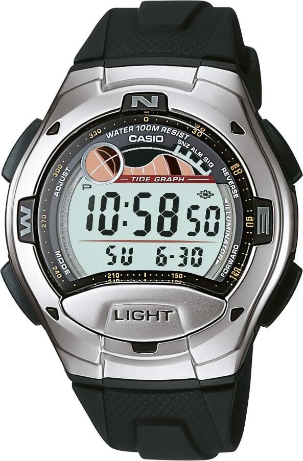 Casio W-752 W-753 W-755 Orijinal Siyah Renk Silikon Saat Kordonu