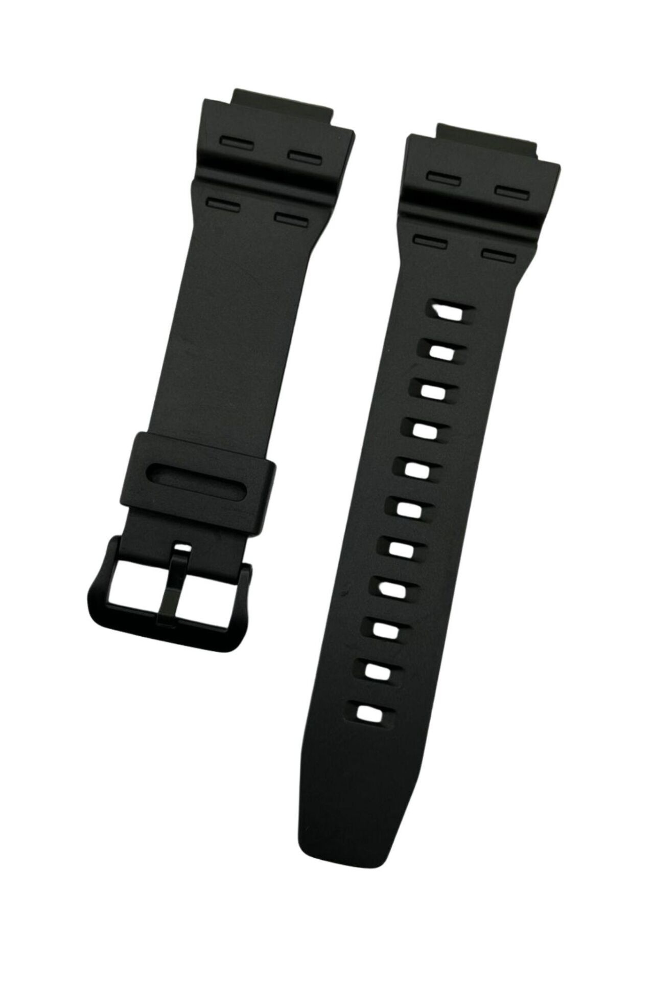 Casio AE-1500 DW-391 W-737 WS-1500 WS-1700 Orijinal Siyah Renk Silikon Saat Kordonu