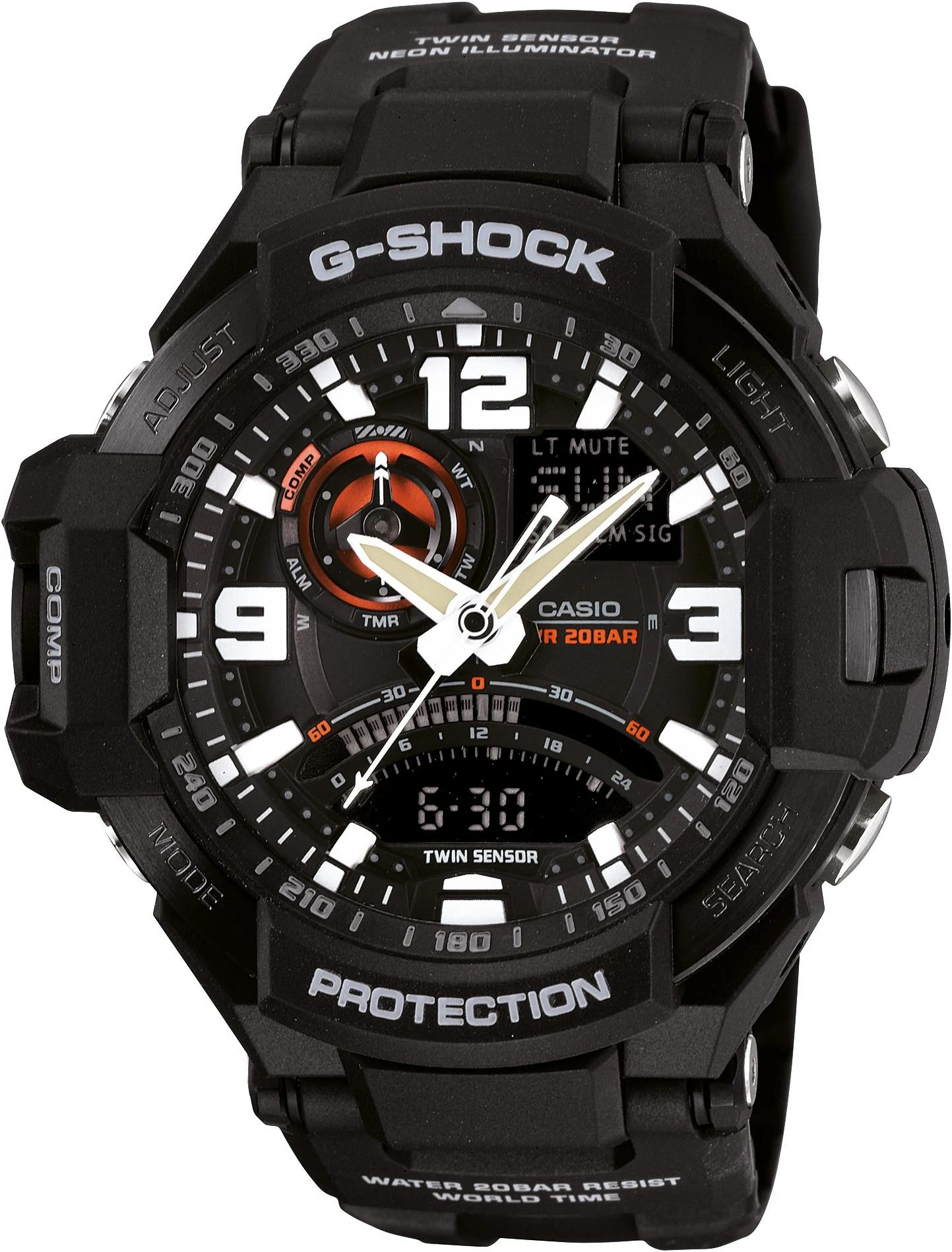 Casio G-Shock GA-1000 GA-1100 Siyah Orijinal Saat Kordonu