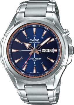 Casio Işıklı Çelik Erkek Kol Saati MTP-E200D-2A2VDF