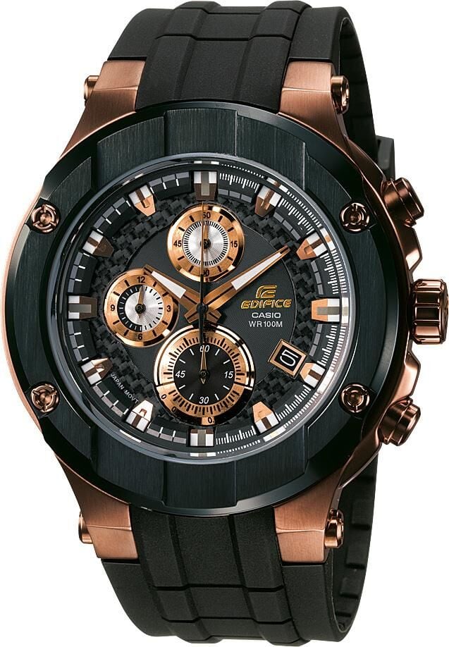 Casio Edifice EFX-500P EFX-700P Siyah Silikon Orijinal Saat Kordonu