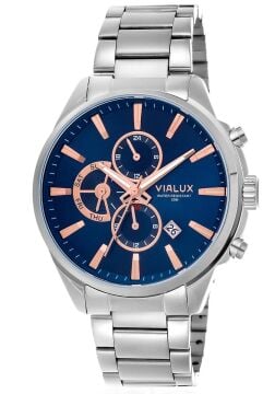 Vialux VX532S-11SR Çelik Erkek Kol Saati