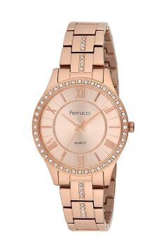 Ferrucci Bronz Çelik Kadın Kol Saati 124592