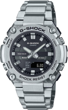 Casio G-Shock GST-B600D-1ADR Çelik Kordon G-Stell Bluetooth Bağlantılı Yeni Erkek Kol Saati