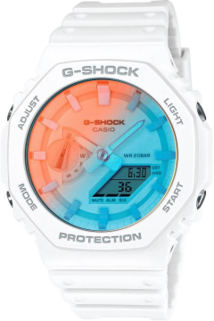 Casio G-Shock GA-2100TL-7ADR Beyaz Renk 20 ATM Su Geçirmez Yeni Analog Dijital Erkek Kol Saati