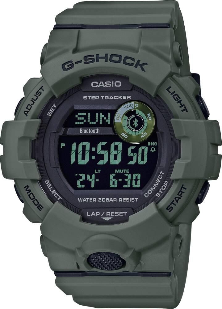 Casio G-Shock GBA-800 GBD-800 Yeşil Orijinal Silikon Saat Kordonu