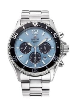 Orient RA-TX0206L10B Buz Mavisi Kadran Solar Chronograph Erkek Kol Saati