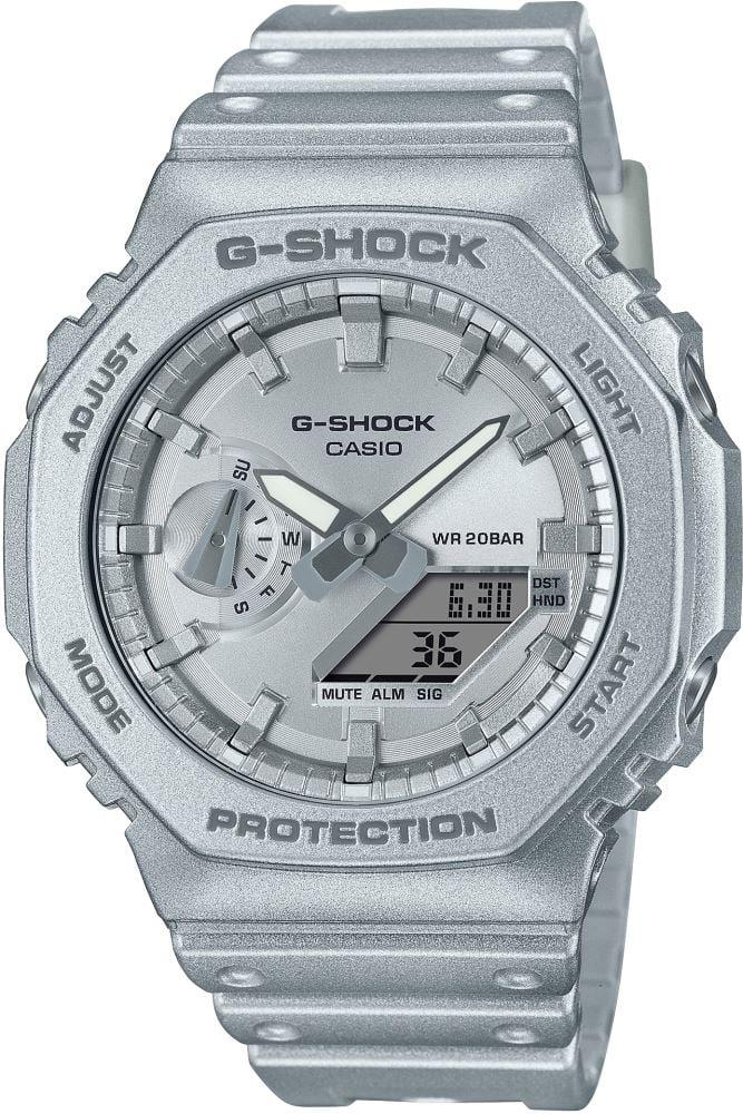 Casio G-Shock GA-2100FF-8ADR Gri Renk 20 ATM Su Geçirmez Yeni Analog Dijital Erkek Kol Saati