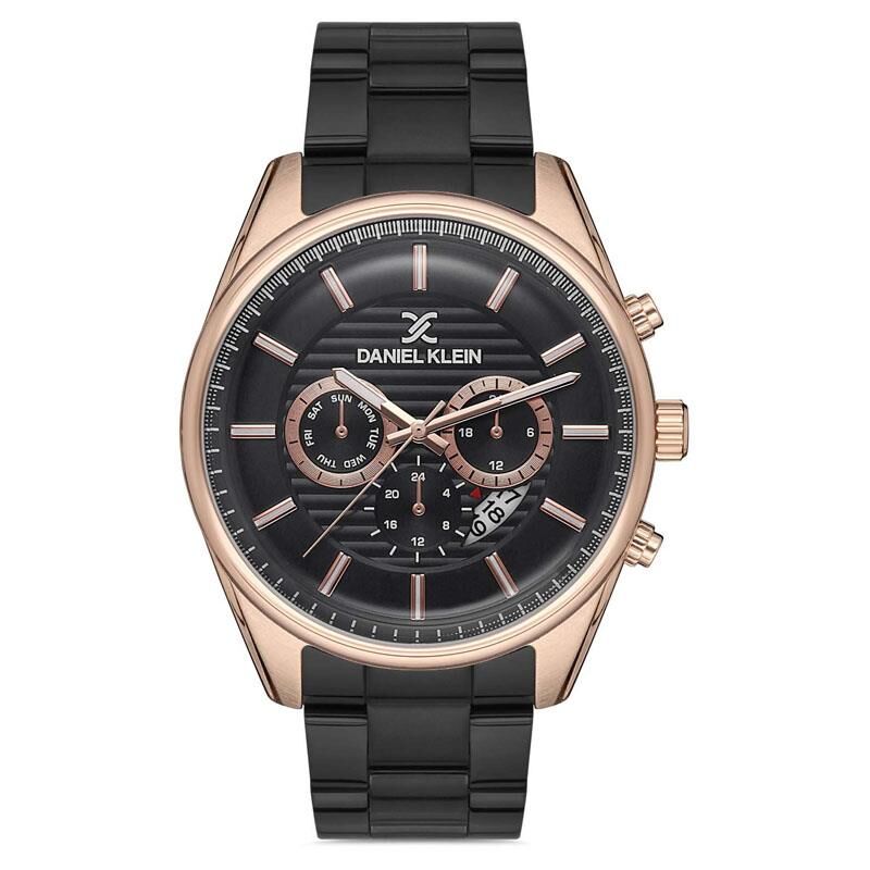 Daniel Klein Çelik Erkek Kol Saati DK013438E Siyah Rose