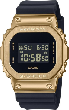Casio G-Shock GM-5600UG-9DR Siyah Sarı Renk 20 ATM Su Geçirmez Yeni Analog Dijital Çelik Kasa Erkek Kol Saati
