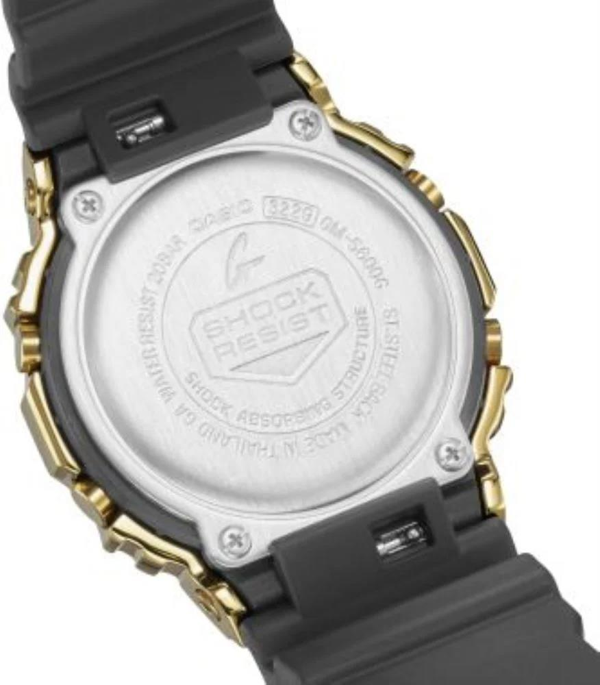 Casio G-Shock GM-5600UG-9DR Siyah Sarı Renk 20 ATM Su Geçirmez Yeni Analog Dijital Çelik Kasa Erkek Kol Saati