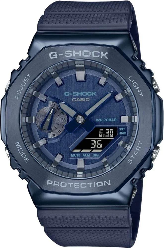 Casio G-Shock GM-2100N-2ADR Lacivert Renk 20 ATM Su Geçirmez Yeni Analog Dijital Erkek Kol Saati