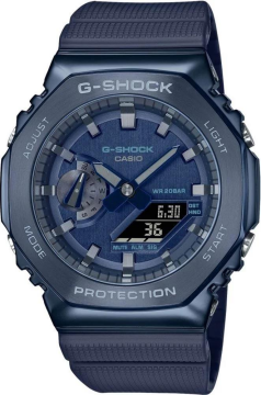 Casio G-Shock GM-2100N-2ADR Lacivert Renk 20 ATM Su Geçirmez Yeni Analog Dijital Erkek Kol Saati
