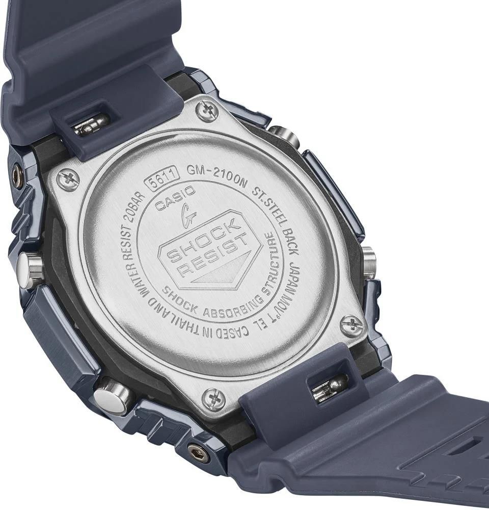 Casio G-Shock GM-2100N-2ADR Lacivert Renk 20 ATM Su Geçirmez Yeni Analog Dijital Erkek Kol Saati