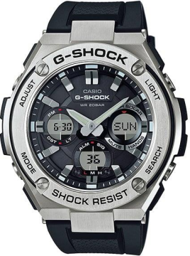 Casio G-Shock GST-S110-1ADR Güneş Enerjili 20 ATM Su Geçirmez Yeni Analog Dijital Erkek Kol Saati