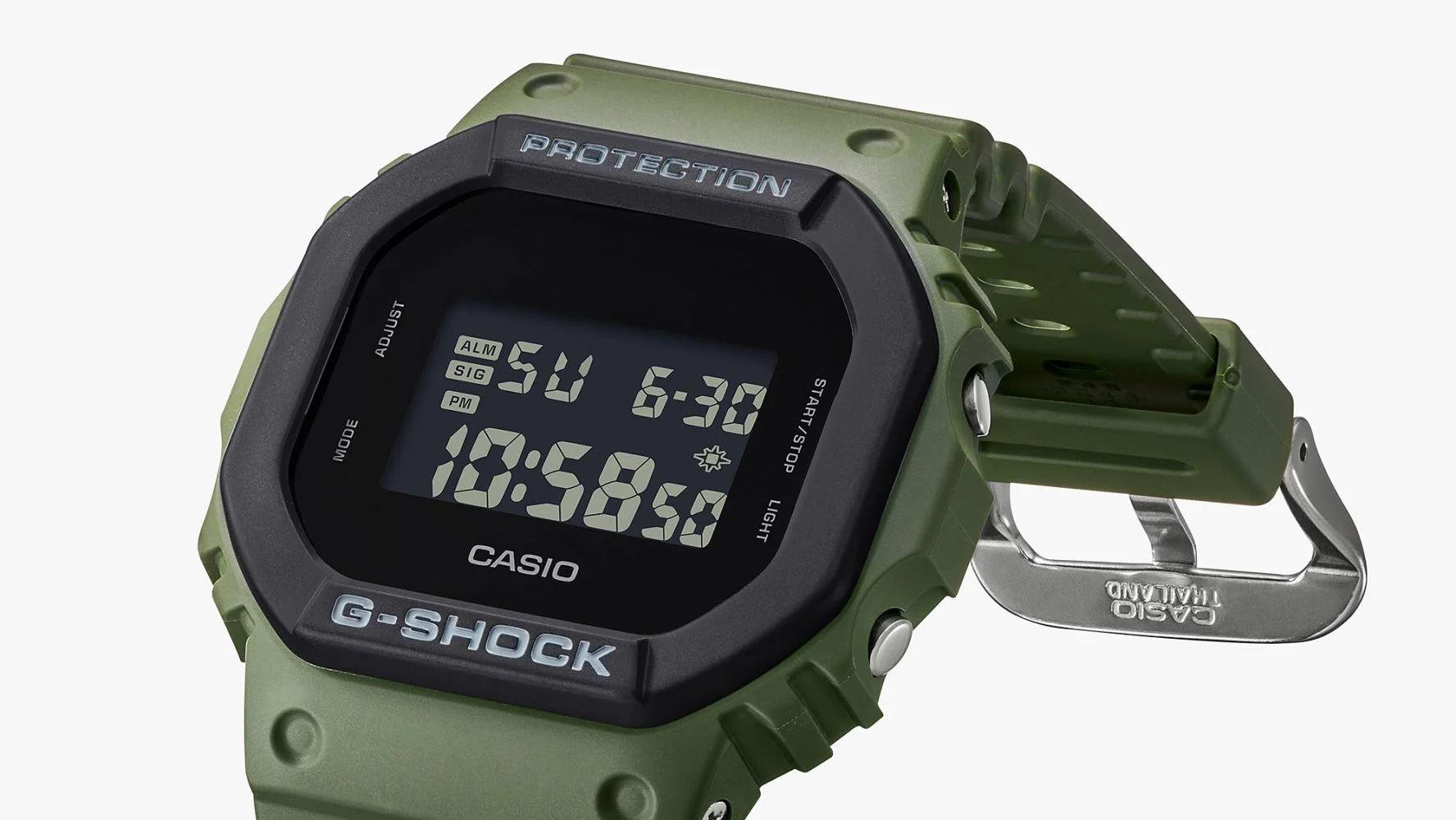 Casio G-Shock DW-5610UU-3DR Haki Renk 20 ATM Su Geçirmez Yeni Analog Dijital Erkek Kol Saati