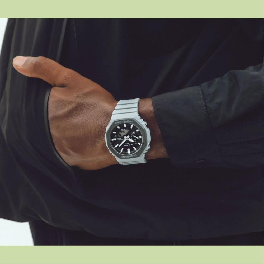 Casio G-Shock GA-B2100LUU-8ADR Gri Renk 20 ATM Su Geçirmez Yeni Bluetooth Bağlantı Erkek Kol Saati