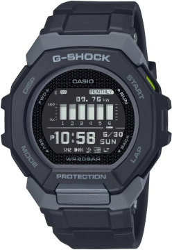 Casio G-Shock GBD-300-1DR Siyah Renk 20 ATM Su Geçirmez Yeni Bluetooth Bağlantı Erkek Kol Saati