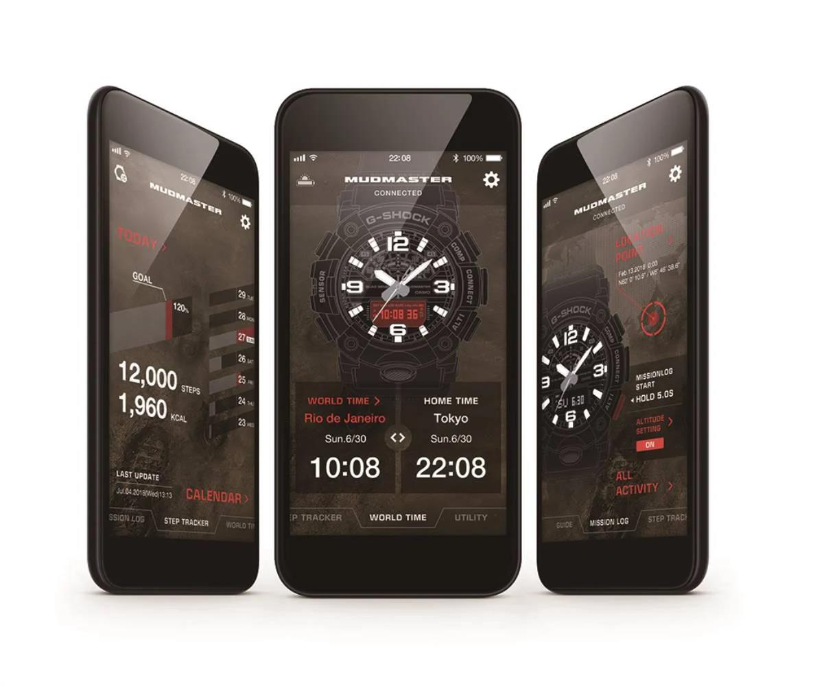 Casio G-Shock GG-B100-1A9DR Turuncu Renk 20 ATM Su Geçirmez Yeni Bluetooth Bağlantılı Erkek Kol Saati