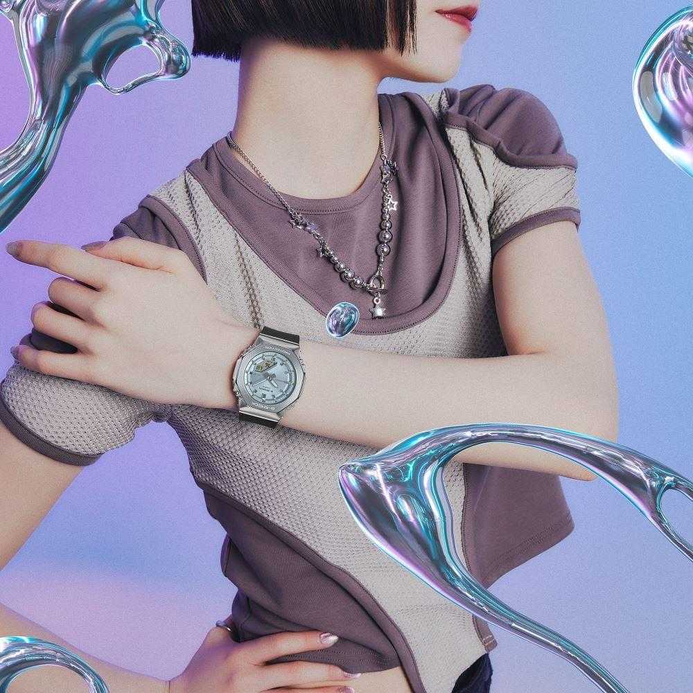 Casio G-Shock GM-S2110-2ADR Siyah Renk 20 ATM Su Geçirmez Yeni Analog Dijital Kadın Kol Saati