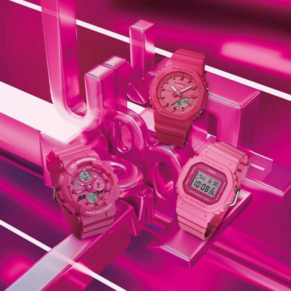 Casio G-Shock GMA-P2100PP-4ADR Pembe Renk 20 ATM Su Geçirmez Yeni Analog Dijital Spor Kadın Kol Saati