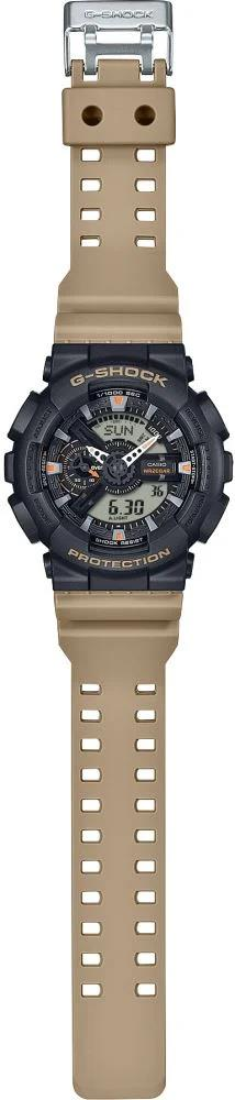 Casio G-Shock GA-110TU-1A5DR Kahve Renk 20 ATM Su Geçirmez Yeni Analog Dijital Spor Erkek Kol Saati