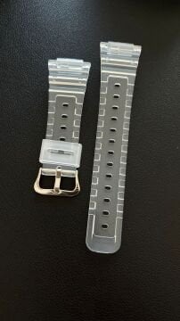Casio G-Shock DWE-5600 GA-2100 Şeffaf Plastik Orijinal Saat Kordonu