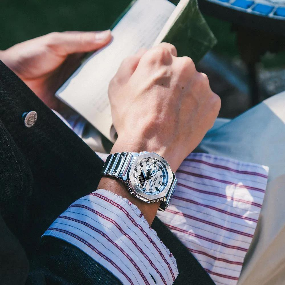 Casio G-Shock GM-2100YM-8ADR Gri Renk 20 ATM Su Geçirmez Spor Erkek Kol Saati