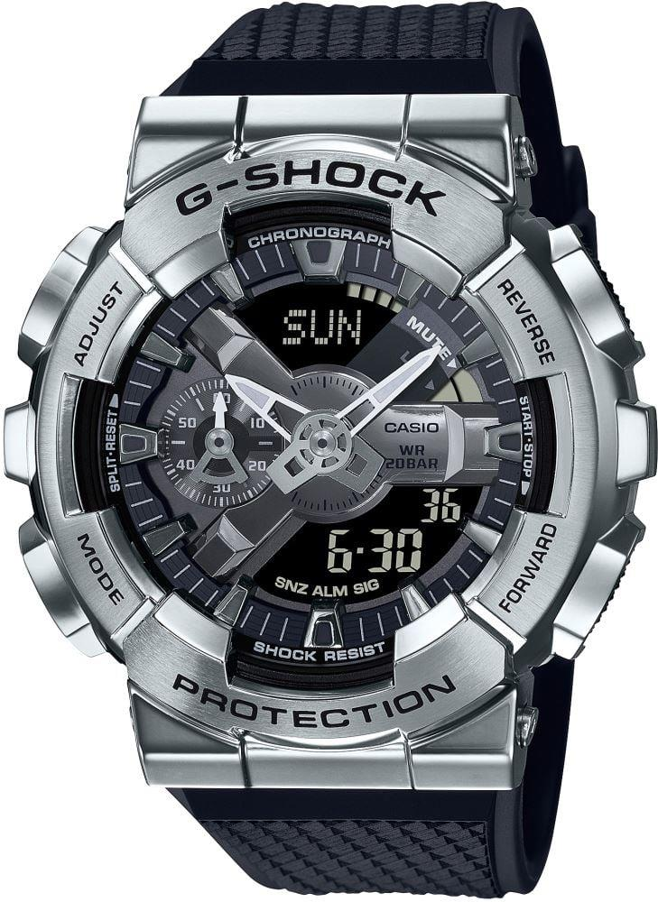 Casio G-Shock GM-110-1ADR G-STEEL Siyah Renk 20 ATM Su Geçirmez Spor Erkek Kol Saati