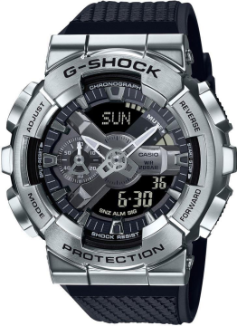 Casio G-Shock GM-110-1ADR G-STEEL Siyah Renk 20 ATM Su Geçirmez Spor Erkek Kol Saati