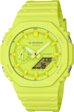 Casio G-Shock GA-2100-9A9DR Sarı Renk 20 ATM Su Geçirmez Spor Erkek Kol Saati