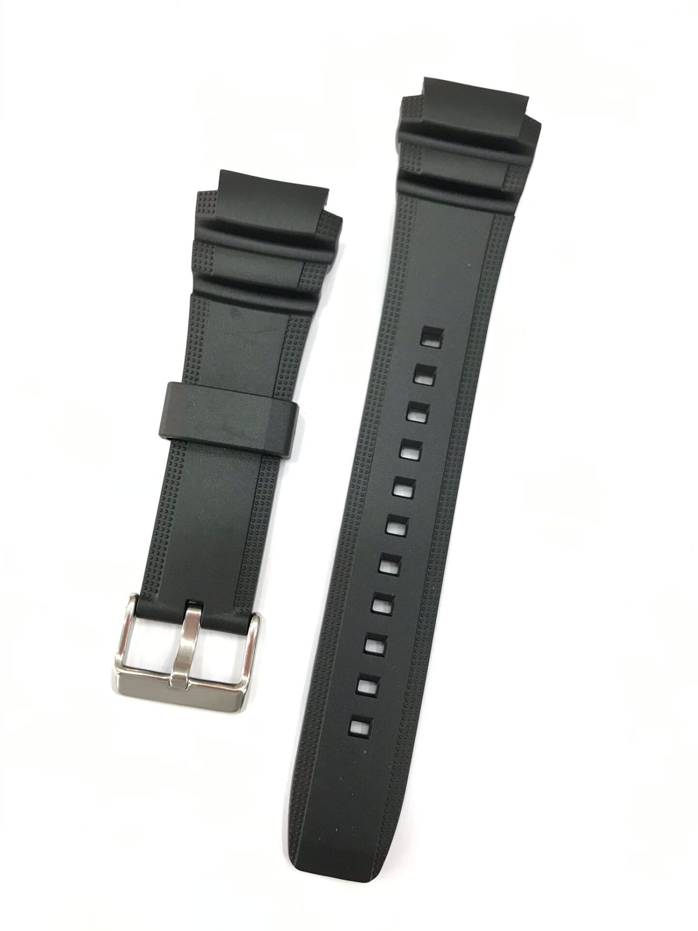 Casio AMW-710-1A Orijinal Siyah Silikon Saat Kordonu Kayışı