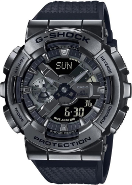 Casio G-Shock GM-110BB-1ADR G-STEEL Siyah Renk 20 ATM Su Geçirmez Spor Erkek Kol Saati