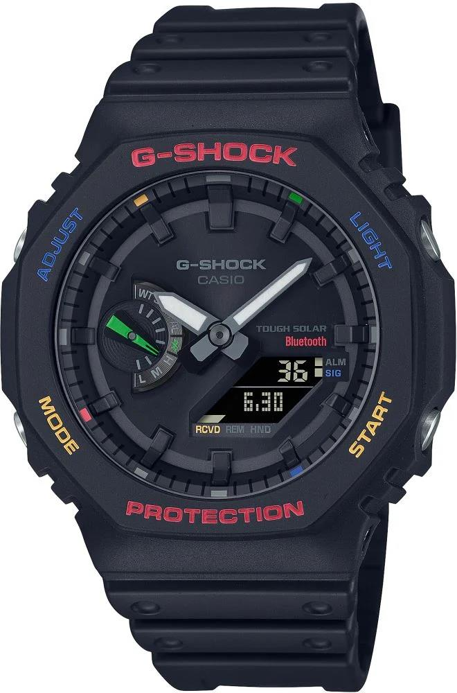 Casio G-Shock GA-B2100FC-1ADR Siyah Renk Güneş Enerjili Bluetooth Bağlantı Spor Erkek Kol Saati