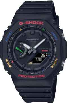 Casio G-Shock GA-B2100FC-1ADR Siyah Renk Güneş Enerjili Bluetooth Bağlantı Spor Erkek Kol Saati