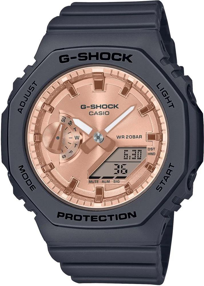 Casio G-Shock GMA-S2100MD-1ADR Gri Renk 20 ATM Su Geçirmez Yeni Analog Dijital Spor Kadın Kol Saati