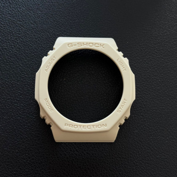 Casio G-Shock GA-2100 Krem Plastik Orijinal Shock Lastiği Kasa Silikonu