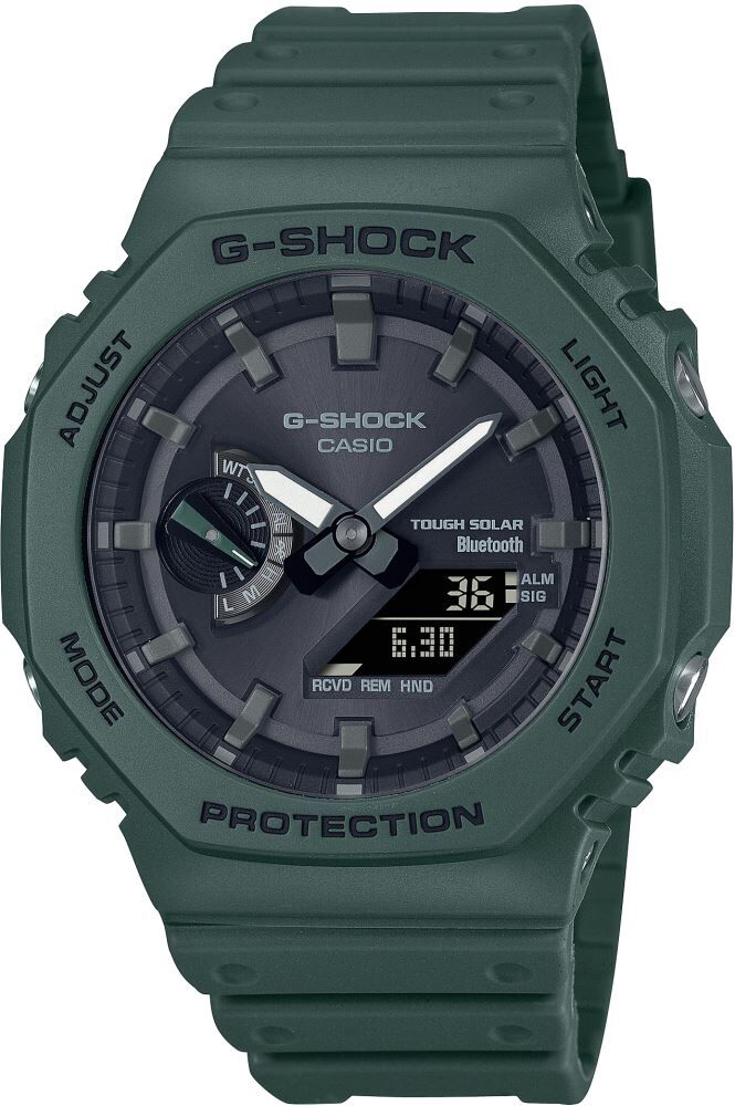 Casio G-Shock GA-B2100 Yeşil Plastik Orijinal Saat Kordonu