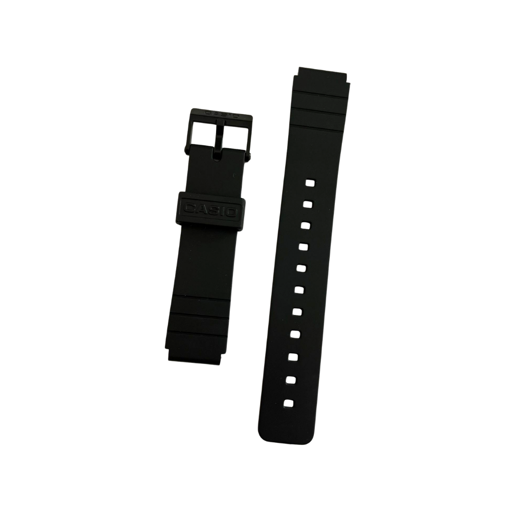 Casio MQ-104 MQ-24 Siyah Plastik Orijinal Saat Kordonu