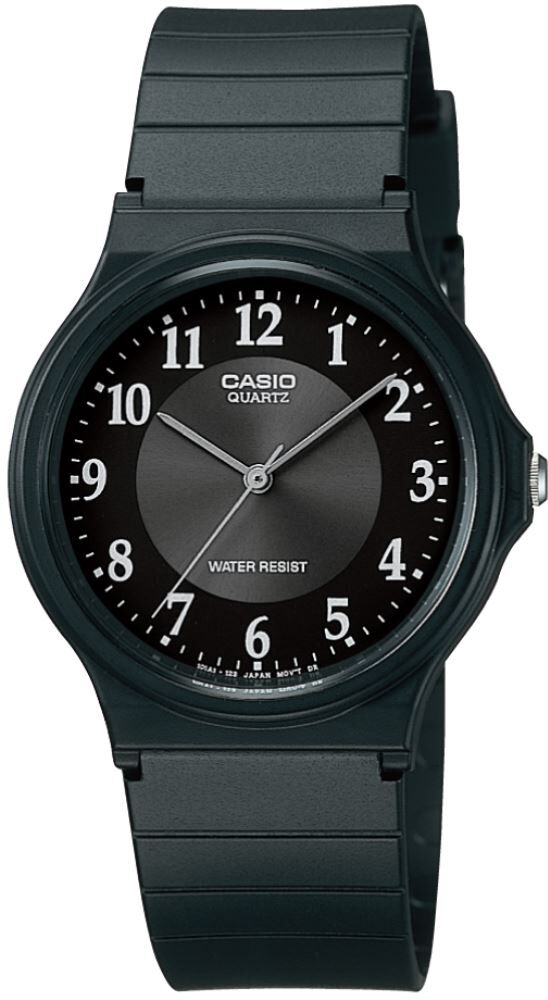 Casio MQ-104 MQ-24 Siyah Plastik Orijinal Saat Kordonu