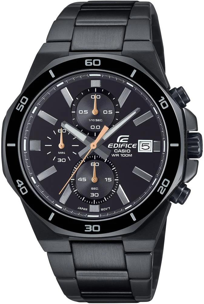 Casio Edifice Serisi EFV-640DC-1AVUDF Siyah Renk Çelik Erkek Kol Saati