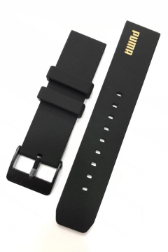 Puma PU103971002 Siyah Renk Orijinal Silikon Saat Kordonu Kayışı