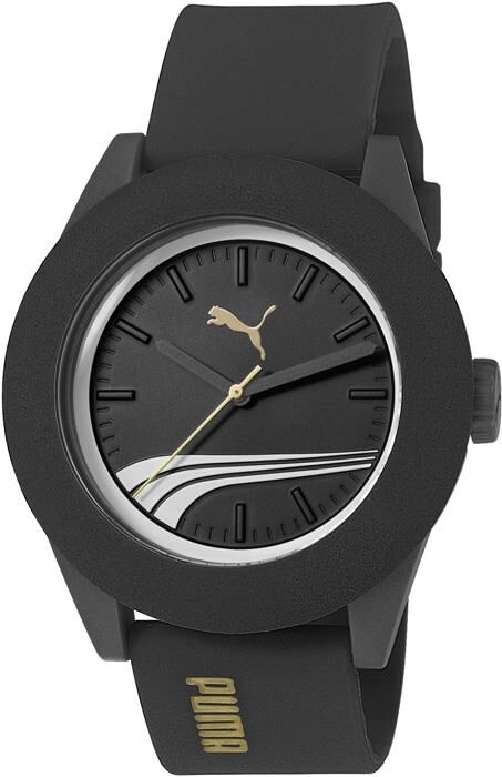 Puma PU103971002 Siyah Renk Orijinal Silikon Saat Kordonu Kayışı