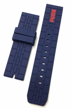 Puma PU104151003 Orijinal Lacivert Silikon Saat Kordonu Kayışı