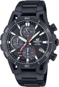 Casio Edifice Serisi EQS-960DC-1AVUDF Siyah Renk Güneş Enerjili Çelik Erkek Kol Saati
