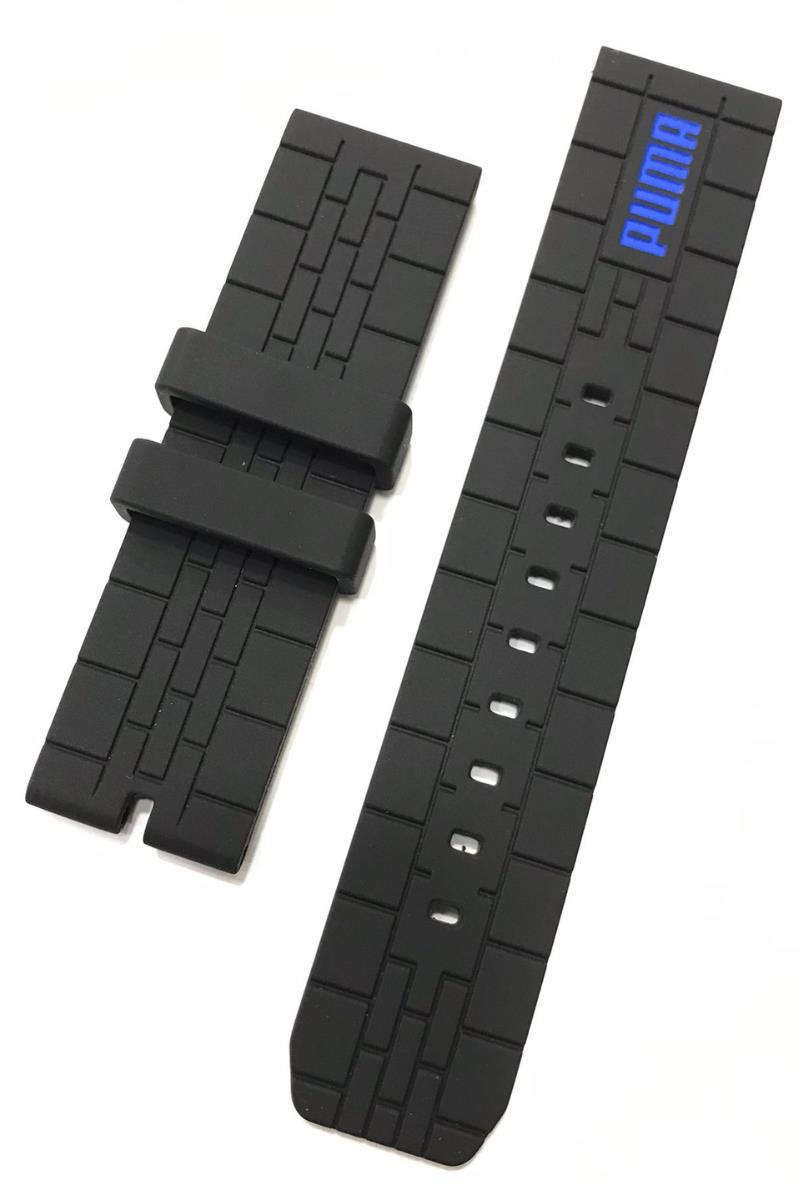Puma PU104151005 Siyah Orijinal Silikon Saat Kordonu Kayışı