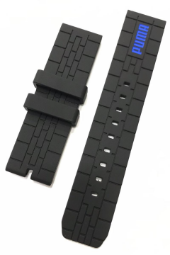 Puma PU104151005 Siyah Orijinal Silikon Saat Kordonu Kayışı